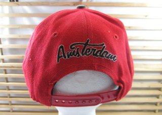 Cappello Amsterdam Rosso e Camouflage
