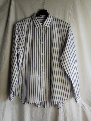Camicia Patrizia Pepe Jeans a righe blu e bianche