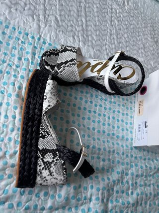 Sandalias Cuplé Piel Serpiente Talla 38