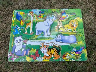 Lote 3 Puzzles Madera Infantiles