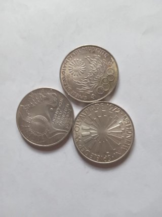 Monedas de Plata Juegos Olímpicos Múnich 72