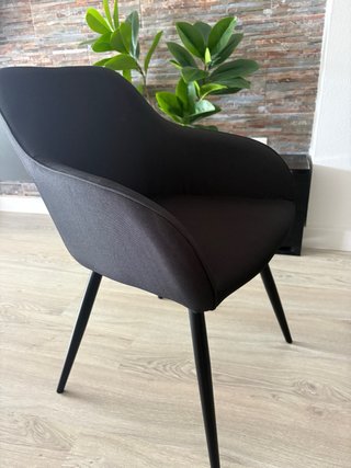 6 Sillas de Comedor Negras