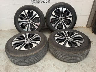 Juego Llantas Mercedes original 18 pulgadas 5X112