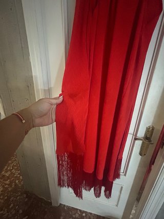 Vestido largo rojo XL
