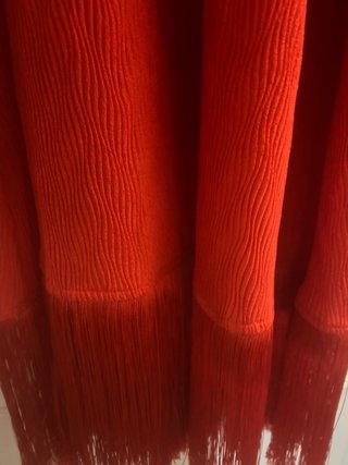 Vestido largo rojo XL