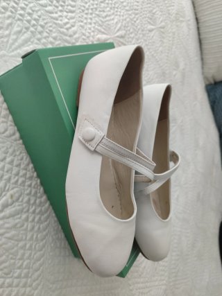 Zapatos niña blancos de primera comunion