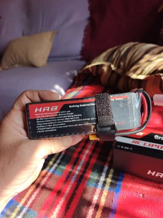 2 Baterías Lipo 4S HRB 14.8V 5000mah