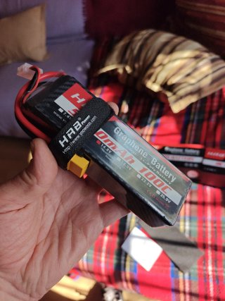 2 Baterías Lipo 4S HRB 14.8V 5000mah