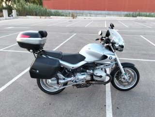 BMW R1150R Plata con Maletas