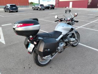 BMW R1150R Plata con Maletas