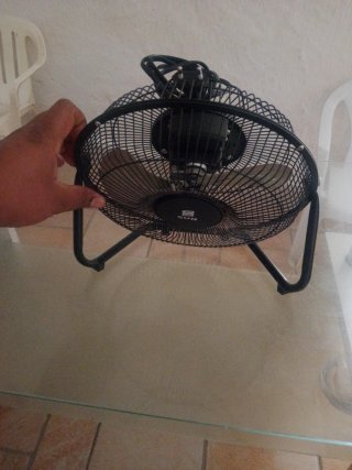 Ventilador SUN Negro Metálico