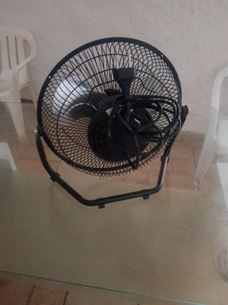 Ventilador SUN Negro Metálico