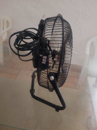 Ventilador SUN Negro Metálico