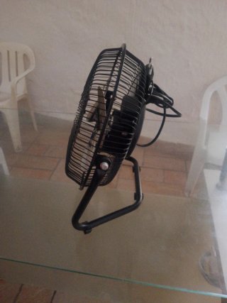 Ventilador SUN Negro Metálico