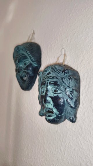 Máscaras Teatro Griego - Comedia Tragedia