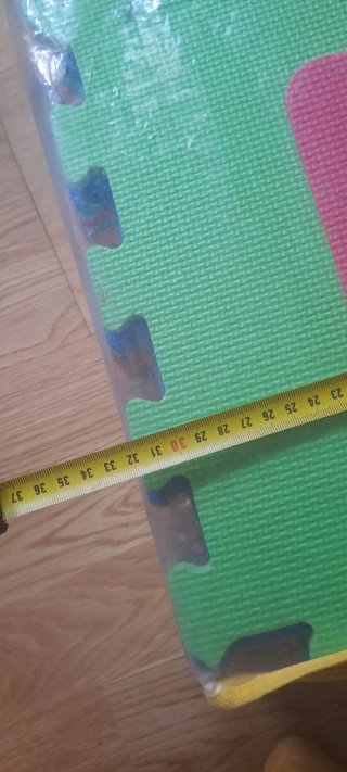 Suelo goma infantil letras