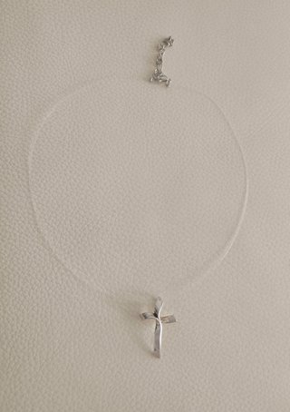 Collar Cruz Plata