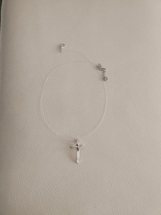 Collar Cruz Plata