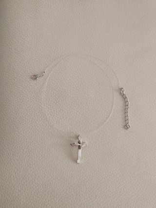 Collar Cruz Plata