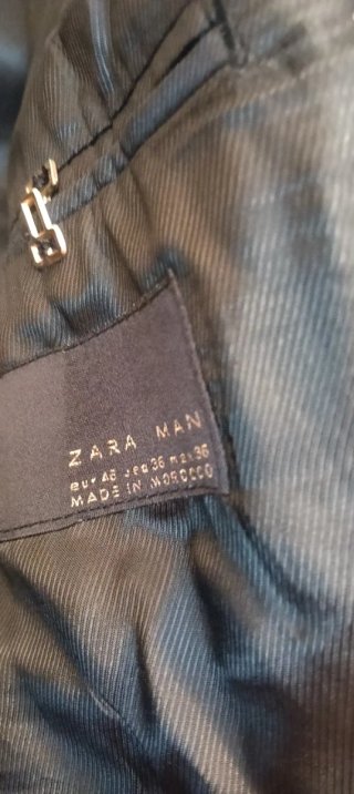 Chaqueta Zara Man Negra Talla 46