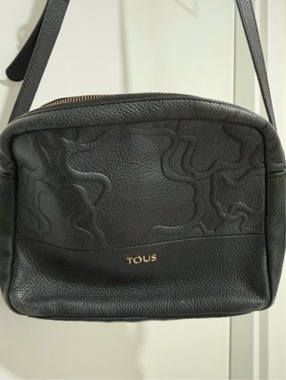 Bolso piel TOUS negro bandolera