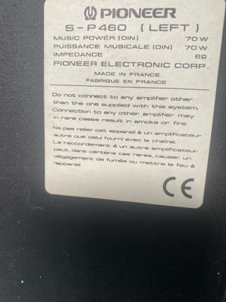 Altavoces Pioneer Negros
