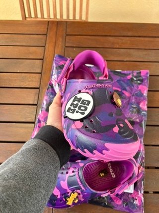 Crocs Echo Clog Bape Grapeberry Camo 42-43