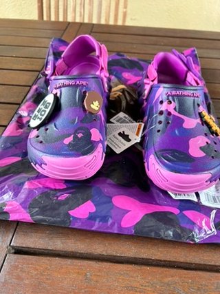 Crocs Echo Clog Bape Grapeberry Camo 42-43
