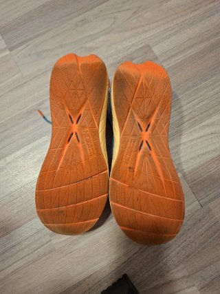 Hoka One Carbon X Zapatillas Running Azul Naranja