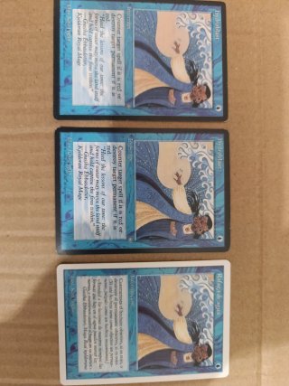 3 Cartas Magic Hydroblast / Ráfaga de Agua