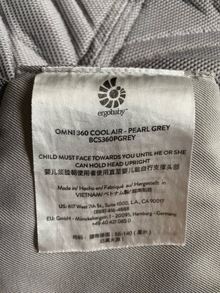 Mochila Ergobaby Omni 360 Cool Air