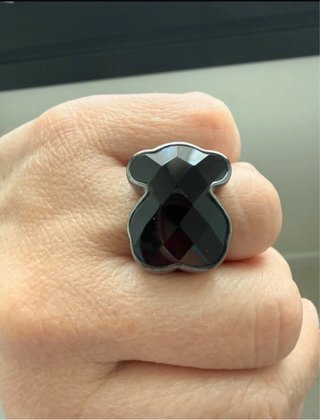 Anillo Oso grande Plata TOUS