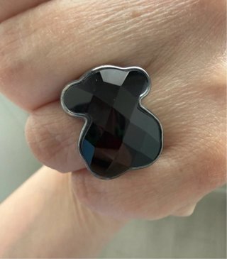 Anillo Oso grande Plata TOUS