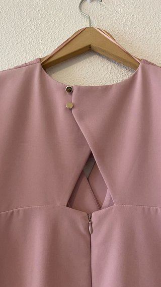 Vestido de fiesta rosa talla 48-50