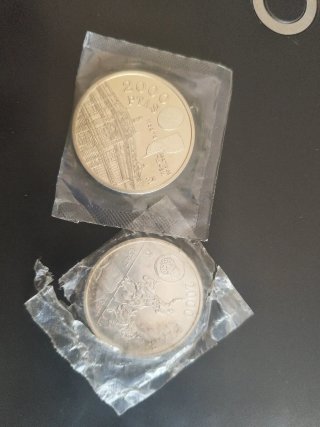 Moneda 2000 Pesetas 1994 y 97 Madrid