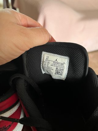 Nike Jordan Negro y Rojo originales