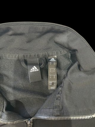 Chaqueta Adidas Negra con Rayas Blancas