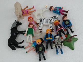 Lotto Personaggi Playmobil Animali e Figure