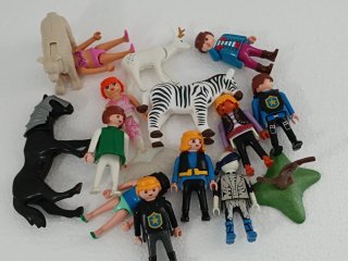 Lotto Personaggi Playmobil Animali e Figure