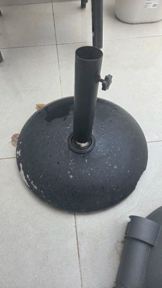 Base para sombrilla ancha