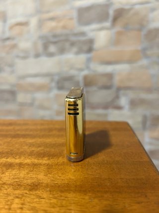 Accendino vintage oro e nero