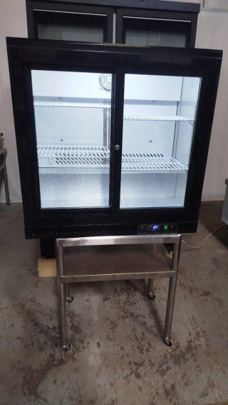 Nevera expositora puertas correderas