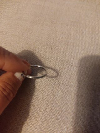 Anillo Alianza Acero Talla 18