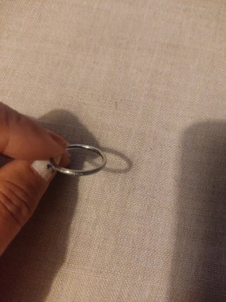 Anillo Alianza Acero Talla 18
