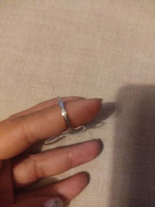 Anillo Alianza Acero Talla 18