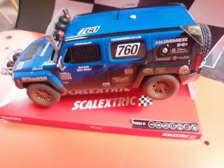 Coche Scalextric Hummer 760 efecto barro no oferta