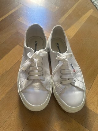 Superga 2750 Piel Blanca Talla 39