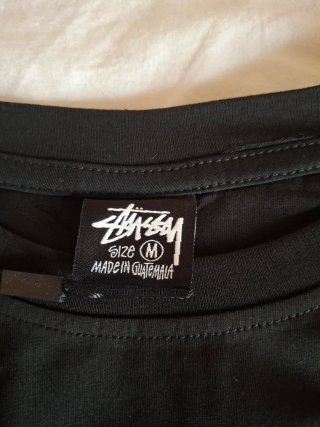 Camiseta Stussy Negra Talla M Nueva