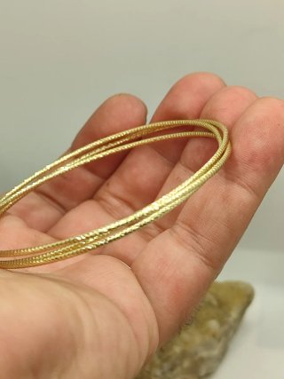 Trio di bracciali Xuping 14k