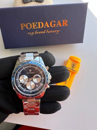 Reloj Poedagar Cronógrafo Acero Hombre
